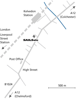 kelvedon map