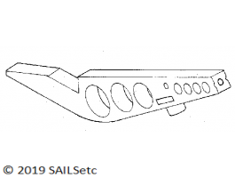 Headsail boom fore end - SAILSetc spar