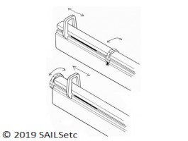 Clew attachment - SAILSetc spar