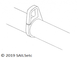 Clew attachment - various Ø