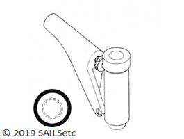 Ball raced - 14 mm Ø mast