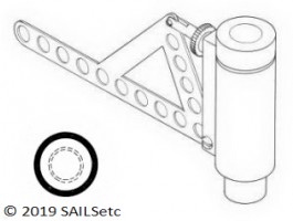 Ball raced - 14 mm Ø mast