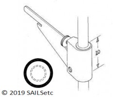 Ball raced - 8 mm Ø mast