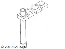 Mast/deck blocks - various sizes