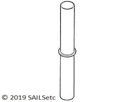 Mast joiner - for 11 mm round