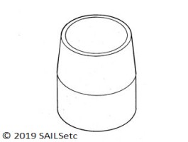 Mast joiner - for 14 to 12 mm round