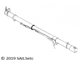 Fittings pack - for 10 mm Ø lightweight headsail boom 