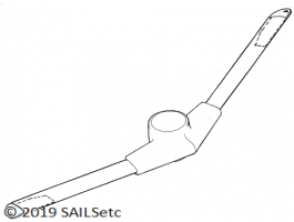 Spreader attachment - for 11 mm mast