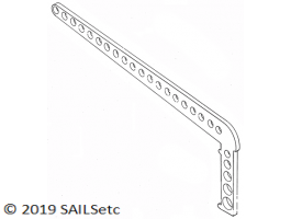 Backstay crane - 110 mm