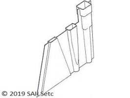 Fin box/mast tubes