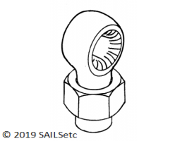 Eyebolt - 6 mm x M3.5 