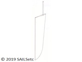 Illustration shows the stock bonded in place.