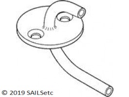 Sheet lead - raised outlet