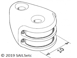 Multiple block - 10 mm sheaves