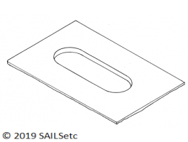 Recess moulding - for through deck block