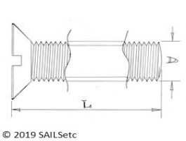 Countersunk head screws - M2 - Stainless steel