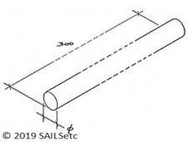 Rod - 3.0 mm Ø x 300 mm