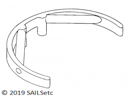 Aerial holder - arc format