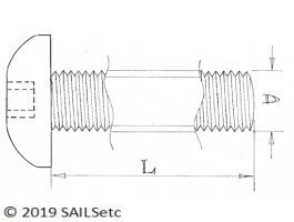 Button head screws - M2.5 - Stainless steel