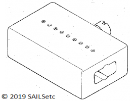 Drill guide block - for boom spars