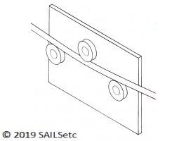 Mast bending tool - for 11 mm Ø mast 