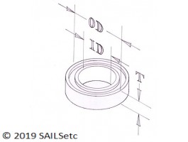 Plain bearing - for 12-65 & 12MM