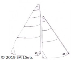 A Class lightweight sails - No 1 suit only