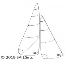 Marblehead lightweight sails -  1900 to 2150 mm luff