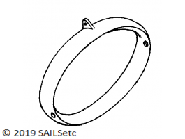 Ring for swing rig topping lift