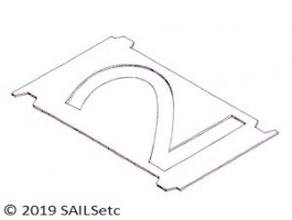 Stencil - for 82 mm high number