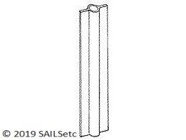 Headsail swivel tube