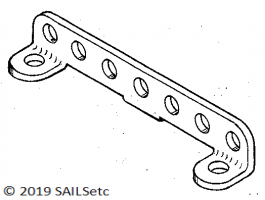 Jib rack - stainless steel - various lengths