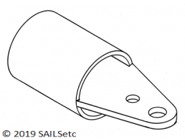 Boom end - 10 mm Ø