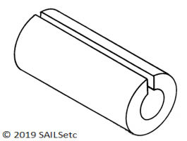 Luff slides - for Walicki mast - pack of 10