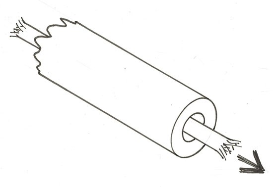 Sheet tube - plastic