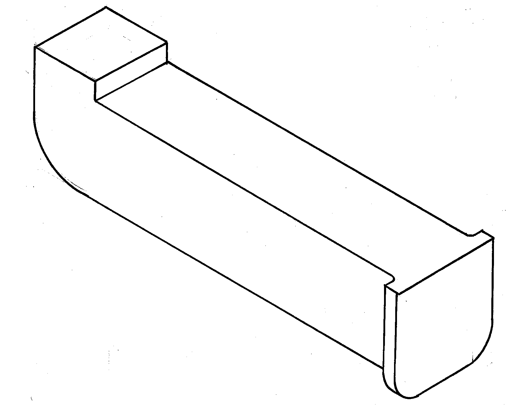 Main boom forward end - SAILSetc spar