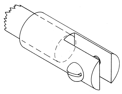 Boom end fitting - 6 mm Ø