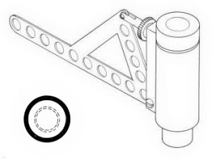 Ball raced - 14 mm Ø mast