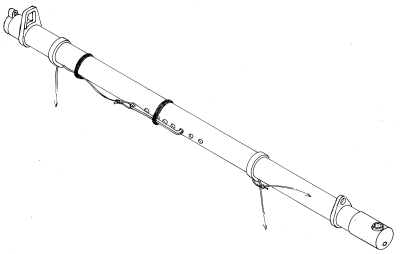 Headsail boom kit - 11 mm Ø alloy tube