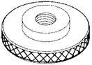 Lock wheel - M2.5, M3, M3.5 or M4