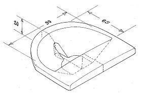 Mast recess moulding