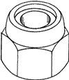 Self locking nut - M3 - 20/pack