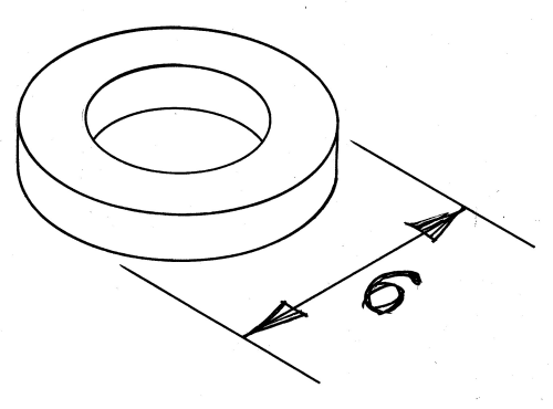 Ring - plastic - 6 mm Ø - 20/pack