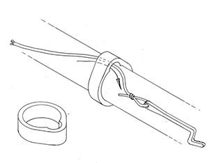 Boom band with eye - 10 mm Ø