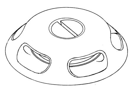 Turning block, ball raced, medium - 10 mm sheave 