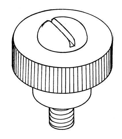 Thumb screw - for RMG winch drum