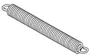 Tension spring - 25 x 6.5 mm