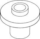 Rudder stock upper bearing - 4, 5 & 6 mm Ø