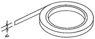 Seam tape - double sided tape - 100 metre roll