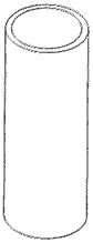 Alloy round, mast tube - 11.0 mm (7/16 in) Ø